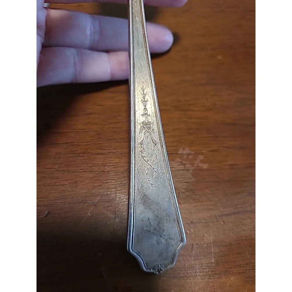 Vintage 1924 Ancestral‎ Spoons by 1847 Rogers Bros 10 Spoons 4- 6